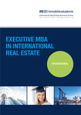EXECUTIVE MBA in International REAL ESTATE