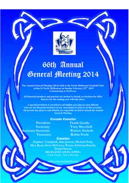 66Th Annual General Meeting 2014