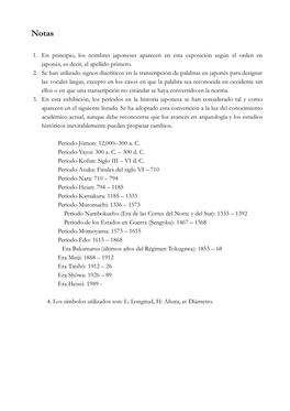 1. En Principio, Los Nombres Japoneses Aparecen En Esta Exposición Según El Orden En Japonés, Es Decir, El Apellido Primero