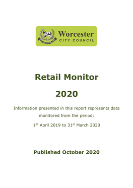 Retail Monitor 2020