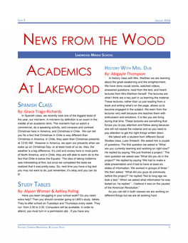 News from the Wood