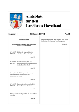 Amtsblatt 12/2007