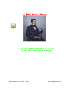 Lt. James Melville Gilliss