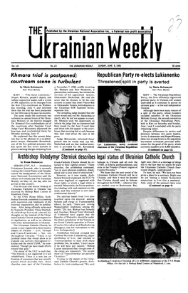 The Ukrainian Weekly 1991