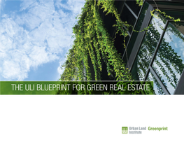 Blueprint for Green Real Estate. Report