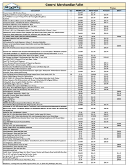 General Merchandise Pallet