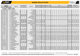 Midweek Regular Coupon 11/03/2020 10:18 1 / 2