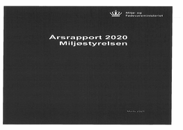 Årsrapport 2020 Miljøstyrelsen
