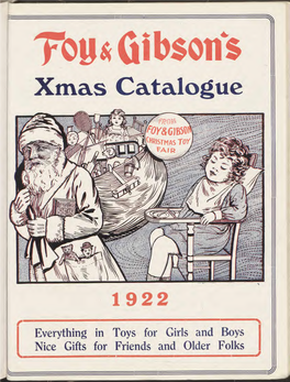 Xmas Catalogue: (1922)