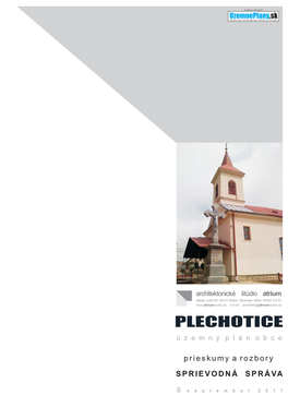 PLECHOTICE Územný Plán Obce