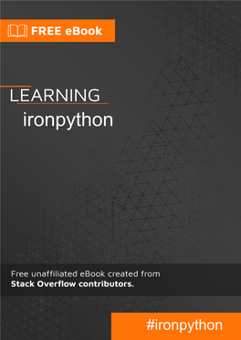 Ironpython.Pdf