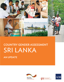 Country Gender Assessment, Sri Lanka an Update