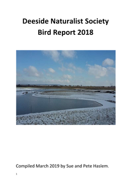 Deeside Naturalist Society Bird Report 2018
