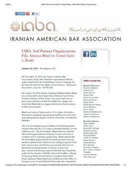 IABA and Partner Organizations File Amicus Brief in United States V. Banki