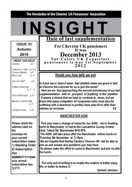 Insight Issue 33 Autumn 2015