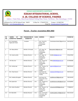 Kissan International School & Jr. College of Science, Parner