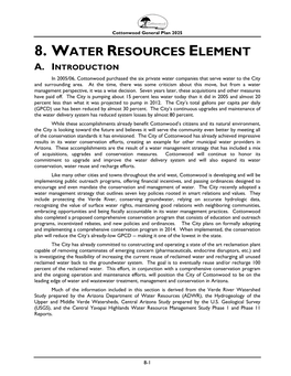 8. Water Resources Element A
