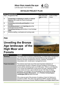 Unveiling the Bronze Age Landscape of the High Moor and Forests