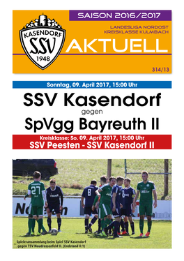 Spvgg Bayreuth II Kreisklasse: So