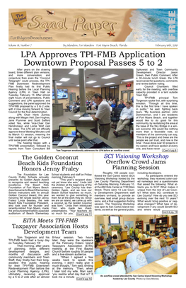 FR EE LPA Approves TPI-FMB Application Downtown Proposal Passes 5 to 2