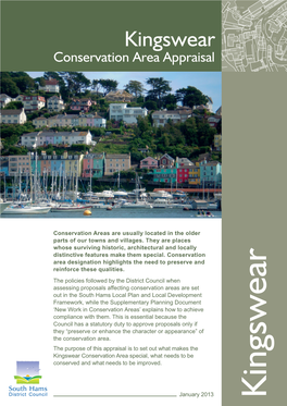 Kingswear Conservation Area Appraisal