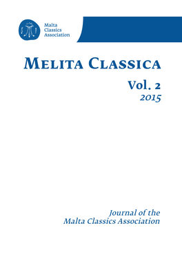 7. Reflections on the Literary Sources on Byzantine Malta. B. Vella. MC 2