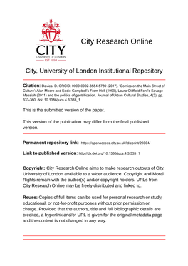 City Research Online