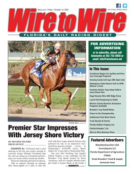 Premier Star Impresses with Jersey Shore Victory