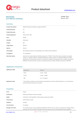 Anti-MED13 Antibody (ARG59200)