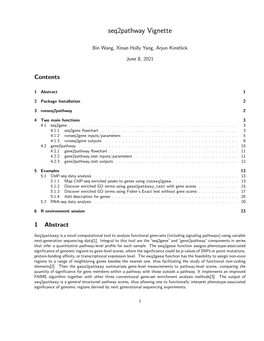 Seq2pathway Vignette