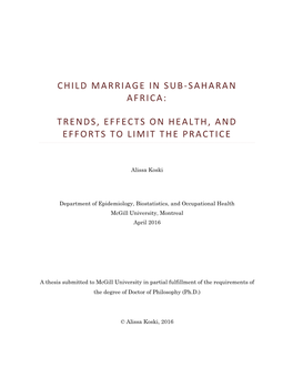 Child&Marriage&In&Sub0s