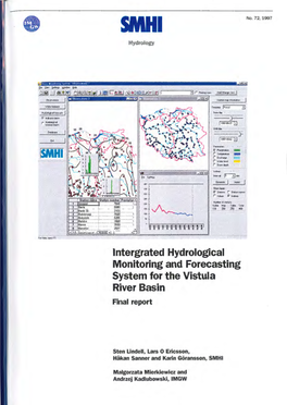 Lntergrated Hydrological Monitoring and Forecasting System for the Vistula River Basin Final Report