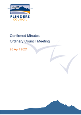 Confirmed Minutes Ordinary Council Meeting