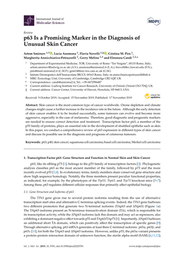 P63 Is a Promising Marker in the Diagnosis of Unusual Skin Cancer