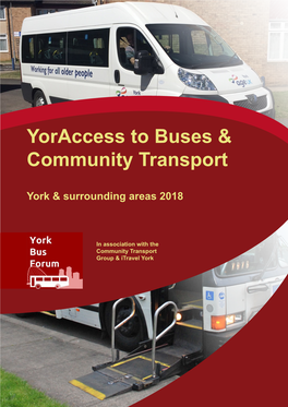 Yoraccess to Buses & Community Transport