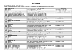 Bus Timetables