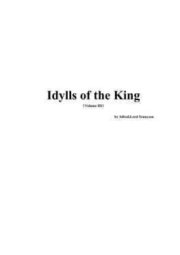 Idylls of the King （Volume III）