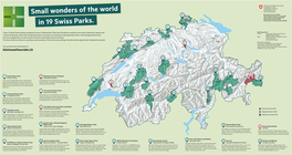 In 19 Swiss Parks. Small Wonders of the World