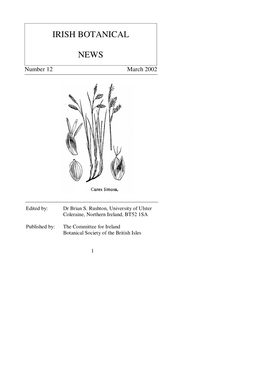 Irish Botanical News, Co-Opted October 1995