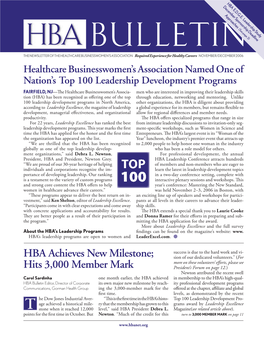 HBA Achieves New Milestone