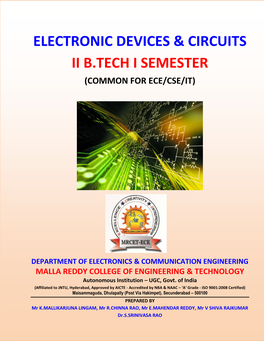 Electronic Devices & Circuits Ii B.Tech I Semester