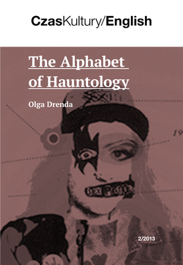 The Alphabet of Hauntology