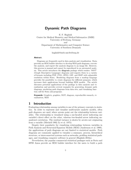 Dynamic Path Diagrams