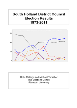 South Holland District Council Election Results 1973-2011