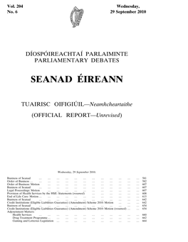 Seanad Éireann