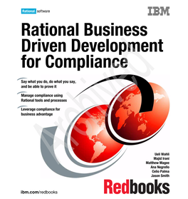 Rational Business Driven Development for Compliance