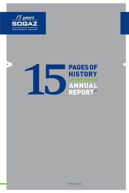 Annual Report Pages of History