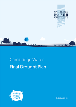 Cambridge Drought Plan 2018
