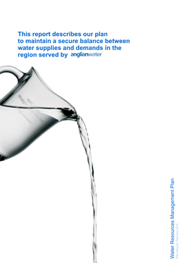 Water Resources Management Plan Main Report, February 2010