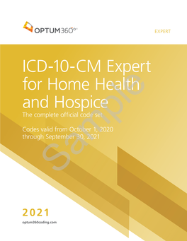 ICD-10-CM Expert for Home Health and Hospice the Complete Official Code Set